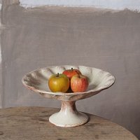 White fruit bowl