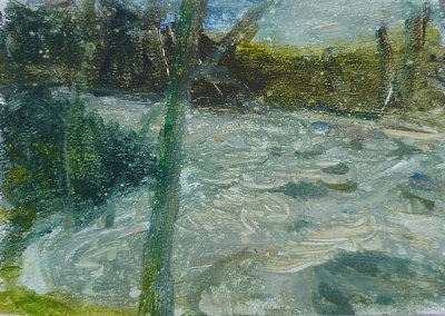 Another Wye spate painting